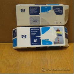 HP DesignJet 81 Cyan Ink Cartridge (C4991A)